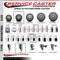 Service Caster 3.5'' Gray Poly Swivel 1-3/8'' Expanding Stem Caster Set 2 Total Lock Brakes, 4PK SCC-EXTTL20S3514-PPUB-2-S-2-138 - alternate 4